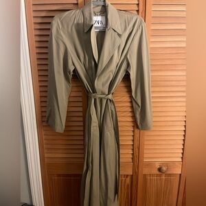 Zara Green Trench